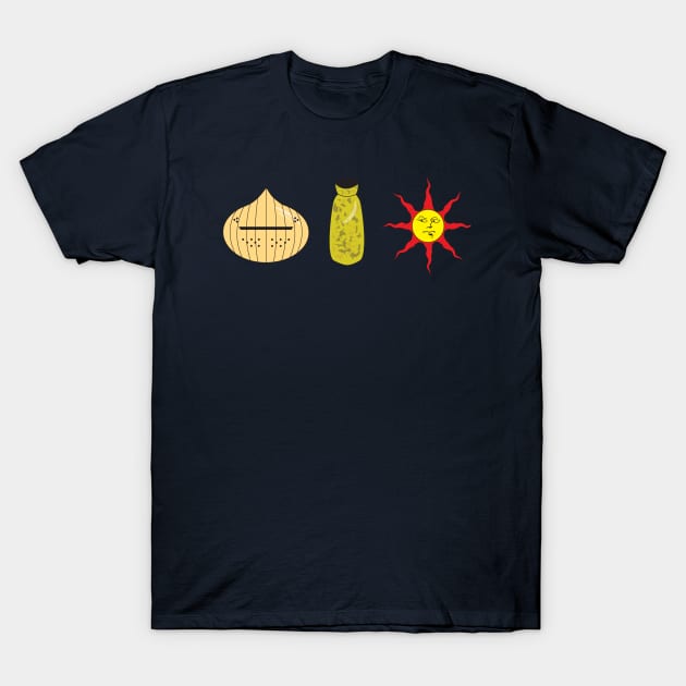 Dark Souls Icons T-Shirt by boccor27designs